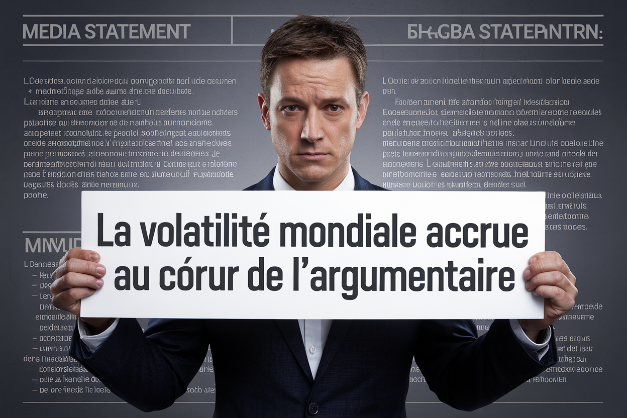 La volatilité mondiale accrue au cœur de l'argumentaire, selon Reuters